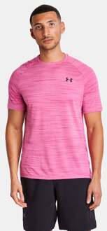 Under Armour Tech - Heren T-shirts Pink - L