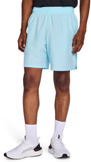 Under Armour Tech Korte Broeken Heren - Blauw - Maat M - Poly Woven Blue