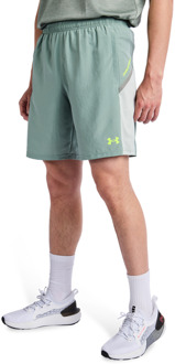 Under Armour Tech Korte Broeken Heren - Groen - Maat M - Poly Woven Green