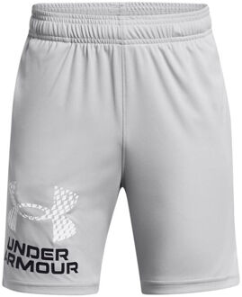 Under Armour Tech Logo Shorts Jongens-grijs, wit