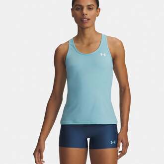 Under Armour Tech Mesh Racer Tanktop Dames-blauw, wit - S