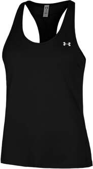 Under Armour Tech Mesh Racer Tanktop Dames-Zwart - L