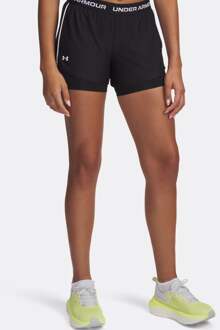 Under Armour Tech Play Up 2 in 1 Sportshort Heren L/40 Zwart