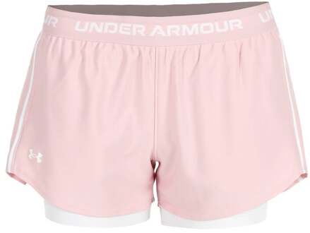 Under Armour Tech Play Up 2in1 Short Voor Tennisballen Dames-Pink - S,XL