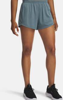 Under Armour Tech Play Up Mesh Shorts Dames-blaugrau blauwgrijs - XS