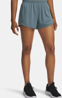 Under Armour Tech Play Up Mesh Shorts Dames-blaugrau