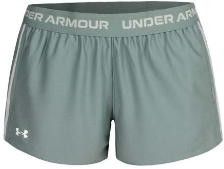 Under Armour Tech Play Up Short Voor Tennisballen Dames-Groen - XL