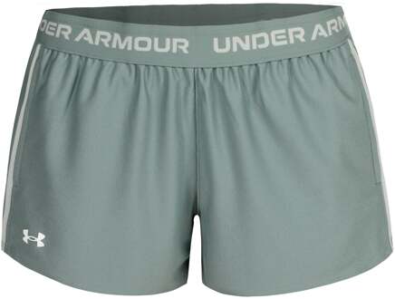 Under Armour Tech Play Up Short Voor Tennisballen Dames-Groen - XS,S,M,L,XL
