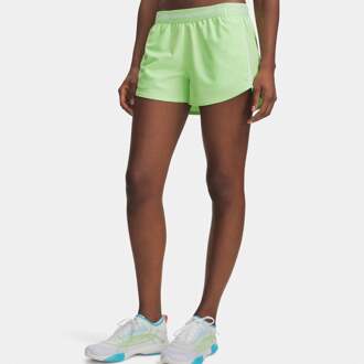 Under Armour Tech Play Up Shorts Dames-groen, donkergroen - XL