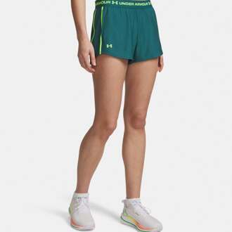 Under Armour Tech Play Up Shorts Dames-groen, groen - L