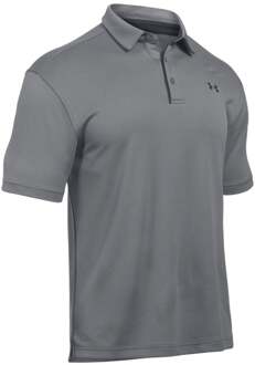 Under Armour Tech Polo Heren-Grijs,Zwart - XL