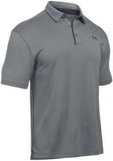 Under Armour Tech Polo Heren-Grijs,Zwart - XXL