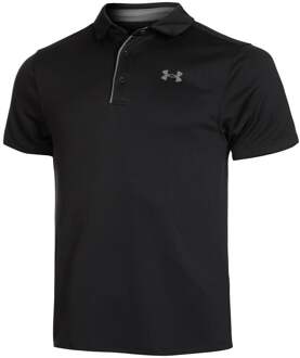 Under Armour Tech Polo - Sportshirt - BLK/GPH/GPH - Mannen - Maat S