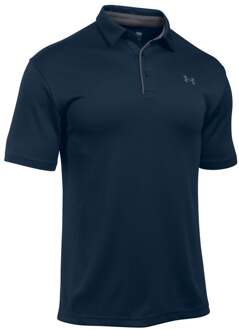 Under Armour Tech Polo - Sportshirt - MDN/GPH/GPH - Mannen - Maat L