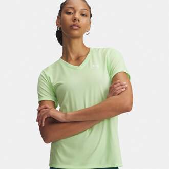 Under Armour Tech Solid T-shirt Dames-groen - XS,S,M,L,XL