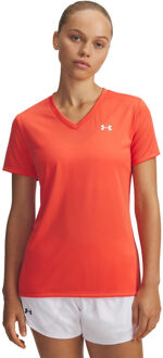 Under Armour Tech Solid T-shirt Dames-rood - XS,S,M,L