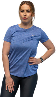 Under Armour Tech Sportshirt Dames XS/34 Blauw