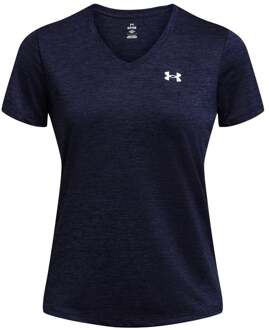 Under Armour Tech SSV Twist T-shirt Dames-Blauw - XL