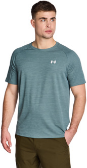 Under Armour Tech T-shirts Heren - Blauw - Maat L - Poly Jersey Blue