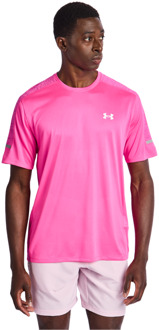 Under Armour Tech T-shirts Heren - Roze - Maat XL - Poly Jersey Pink