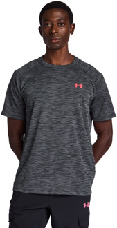 Under Armour Tech T-shirts Heren - Zwart - Maat S - Poly Jersey Black