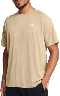 Under Armour Tech Textured sportshirt heren Bruin - L