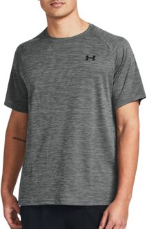 Under Armour Tech Textured sportshirt heren Grijs - M