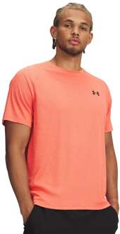 Under Armour Tech Textured T-shirt Heren-rood, zwart - S