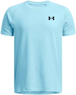 Under Armour Tech Textured T-shirt Jongens-blauw, zwart - S,M,L,XL