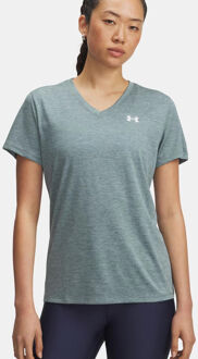 Under Armour Tech Twist T-shirt Dames-blaugrau blauwgrijs - S