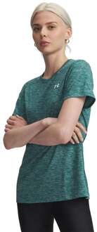 Under Armour Tech Twist T-shirt Dames-groen, wit - L