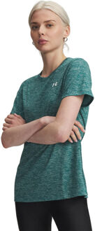 Under Armour Tech Twist T-shirt Dames-groen, wit - XS,S,M,L