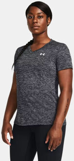 Under Armour Tech Twist T-shirt Dames-Zwart - S