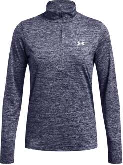 Under Armour Tech Twist Warmup 1/2 Zip Longsleeve Dames-Blaugrau blauwgrijs - XS,S,M,L,XL