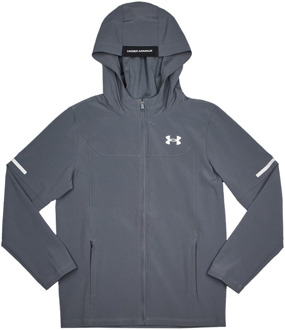 Under Armour Tech Utility Woven Jassen Kinder - Grijs - Maat 122 - 127 CM - Poly Woven Grey