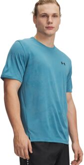 Under Armour Tech Vent Jacquard Sportshirt Heren M Blauw