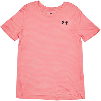 Under Armour Tech Vent Jcqrd T-shirts Kinder - Roze - Maat 122 - 127 CM - Poly Jersey Pink