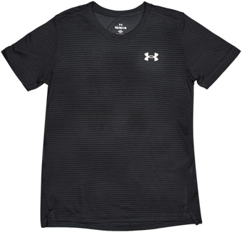 Under Armour Tech Vent Jcqrd T-shirts Kinder - Zwart - Maat 127 - 137 CM - Poly Jersey Black