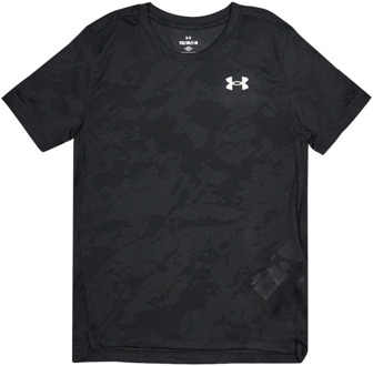Under Armour Tech Vent Jcqrd T-shirts Kinder - Zwart - Maat 160 - 170 CM - Poly Jersey Black