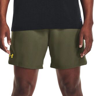 Under Armour Tech Vent Short Heren groen - geel - XXL