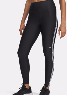 Under Armour Tech Wm Tape Tight Dames-Zwart - XS,S,M,L,XL