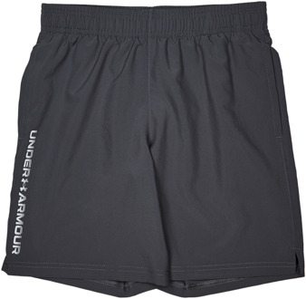 Under Armour Tech Woven Wordmark Korte Broeken Kinder - Grijs - Maat 127 - 137 CM - Poly Woven Grey