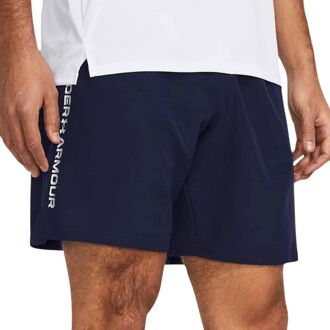 Under Armour Tech Woven Wordmark sportshort heren Donkerblauw - L