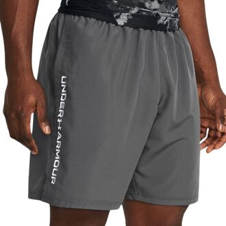 Under Armour Tech Woven Wordmark sportshort heren Grijs - XXL