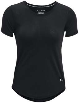 Under Armour The Streaker Tee hardloop T-shirt met HeatGear Zwart