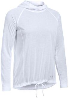 Under Armour Threadborne Dames Witte Hoodie