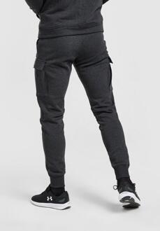 Under Armour Threadborne Fleece Cargo Joggers voor heren Houtskool - XL