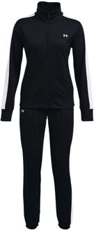 Under Armour Tricot Trainingspak Dames-Zwart - L
