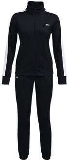 Under Armour Tricot Trainingspak Dames-Zwart - XL