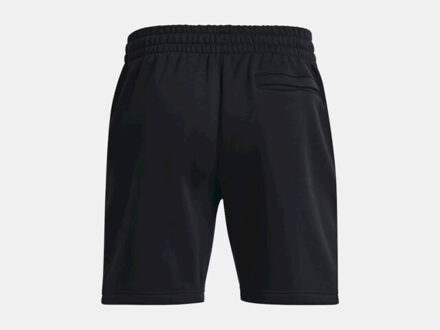 Under Armour ua essential fleece shorts-blk sportbroek heren - - maat L Zwart